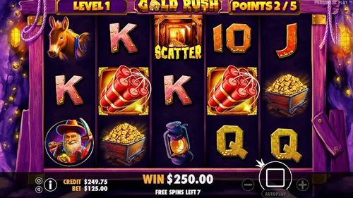 gold rush slots online mobile image